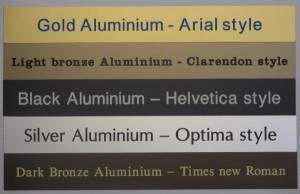 Anodised Aluminium