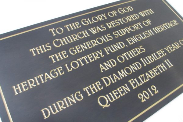 COMMEMORATIVE & MEMORIAL PLAQUES